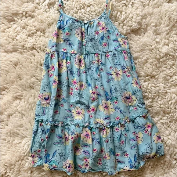 OshKosh B'gosh Light Blue Floral Dress - Picture 5 of 7
